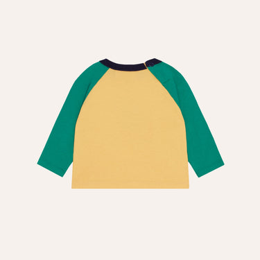 ★2026AW★The Campamento カンパメント Snail Color Block Baby Tshirt YELLOW TC-AW26-BABY-12