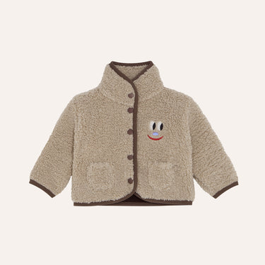 ★2026AW★The Campamento カンパメント Smiling Face Teddy Baby Jacket ECRU TC-AW26-BABY-52