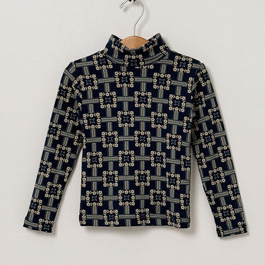 ★WINTER Collection★DROP1★Misha & Puff ミーシャアンドパフ TURTLENECK MOONLIGHT RAILROAD FLORAL K3110W26-2BD