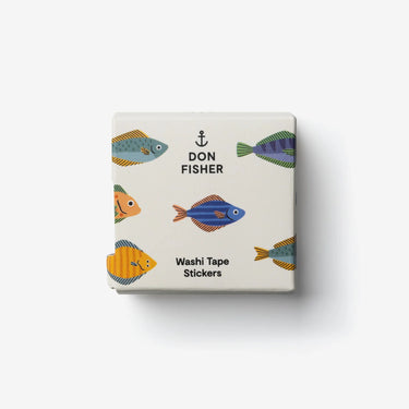 Donfisher ドンフィッシャー Washi tape Stickers 魚のシール
