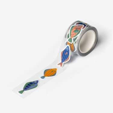Donfisher ドンフィッシャー Washi tape Stickers 魚のシール