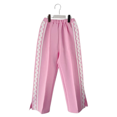 ★入荷済み★2026AW★frankygrow フランキーグロウ DOUBLE KNIT SLIT PANTS PINK 26FWBT-399