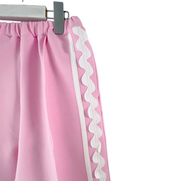 ★入荷済み★2026AW★frankygrow フランキーグロウ DOUBLE KNIT SLIT PANTS PINK 26FWBT-399