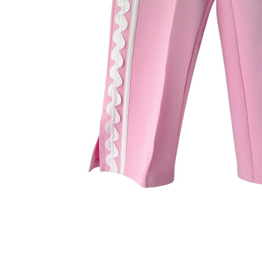 ★入荷済み★2026AW★frankygrow フランキーグロウ DOUBLE KNIT SLIT PANTS PINK 26FWBT-399