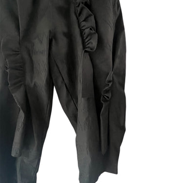 ★入荷済み★2026AW★frankygrow フランキーグロウ FULLY EMBROIDERED FRILL PANTS BLACK 26FWBT-402　