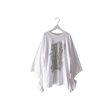 ★入荷済み★2025AW★frankygrow フランキーグロウ DEFORMED RIBS L/S TEE WHITE 25FWCS-505