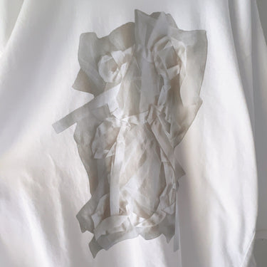 ★入荷済み★2025AW★frankygrow フランキーグロウ DEFORMED RIBS L/S TEE WHITE 25FWCS-505
