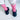 ★入荷済み★2026AW★frankygrow フランキーグロウ CONVEY THE WORDS SOCKS PINK 26FWSK-034