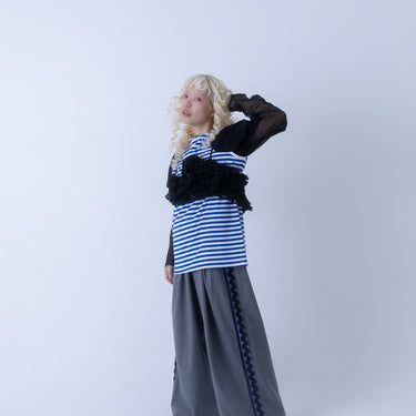 ★入荷済み★2026SS★frankygrow フランキーグロウ DOTS TULLE MELLOW SHEER TOPS BLACK 26SCS-522