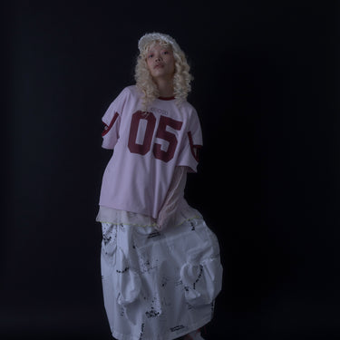 ★入荷済み★2026SS★frankygrow フランキーグロウ RIBBON ORGANDY CAP WHITE 26SHT-139