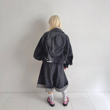 ★入荷済み★2026SS★frankygrow フランキーグロウ BEAR FEELS SOLID DENIM JACKET BLUE 26SOT-126