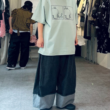 ★入荷済み★2026SS★frankygrow フランキーグロウ WIDE MACKIN DENIM PANTS BLUE 26SBT-391