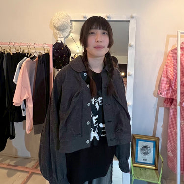 ★入荷済み★2026SS★frankygrow フランキーグロウ BEAR FEELS SOLID DENIM JACKET BLUE 26SOT-126