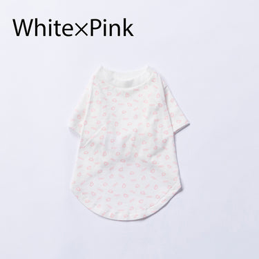 ★入荷済み★2026SS★nunuforme ヌヌフォルム ミニinuinu犬服 White×Pink inuinu-001-003
