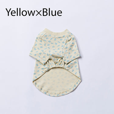 ★入荷済み★2026SS★nunuforme ヌヌフォルム ミニinuinu犬服 Yellow×Blue inuinu-001-003