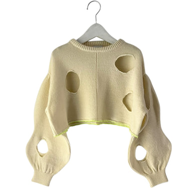 ★入荷済み★2026AW★frankygrow フランキーグロウ CHEESE KNIT PULLOVER IVORY ADULT 26FWKTPO-143