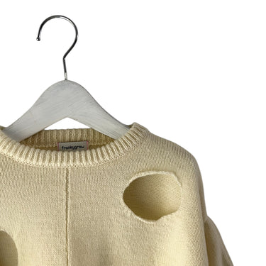★入荷済み★2026AW★frankygrow フランキーグロウ CHEESE KNIT PULLOVER IVORY ADULT 26FWKTPO-143