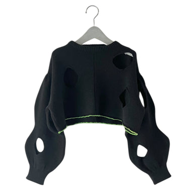 ★入荷済み★2026AW★frankygrow フランキーグロウ CHEESE KNIT PULLOVER BLACK ADULT 26FWKTPO-143