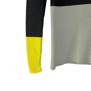 ★入荷済み★2026AW★frankygrow フランキーグロウ MULTI COLOR SWELL SHOULDER HIGH-NECK KNIT BLACK-MINT-B. YELLOW 26FWKTTP-142