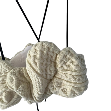 ★入荷済み★2026AW★frankygrow フランキーグロウ ALAN KNIT BUSTIER IVORY 26FWKTVT-144