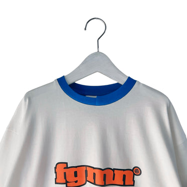 ★入荷済み★2026AW★minnano×frankygrow GRAPHIC RINGER L/S TEE WHITE-BLUE MF26FWCS-010