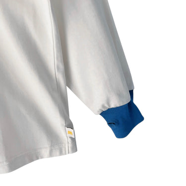 ★入荷済み★2026AW★minnano×frankygrow GRAPHIC RINGER L/S TEE WHITE-BLUE MF26FWCS-010