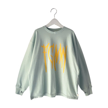 ★入荷済み★2026AW★minnano×frankygrow GRAPHIC L/S TEE LIGHT BLUE MF26FWCS-011