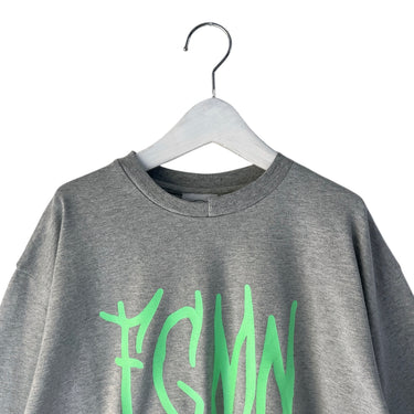 ★入荷済み★2026AW★minnano×frankygrow GRAPHIC L/S TEE GRAY MF26FWCS-011