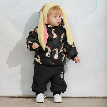★Chapter1★2026AW★mini rodini ミニロディーニ Faux fur rabbit ear headband Yellow