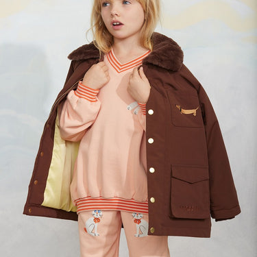 ★Chapter2★2026AW★mini rodini ミニロディーニ Rabbits sp sweatshirt Pink