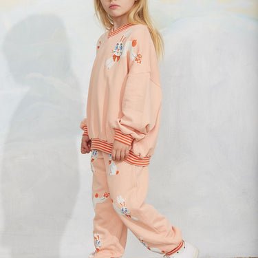 ★Chapter2★2026AW★mini rodini ミニロディーニ Rabbits sp sweatshirt Pink