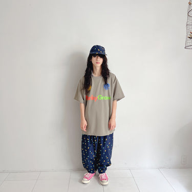 ★入荷済み★2026SS★minnano×frankygrow M&SB PATTERNED CAP NAVY MF26SHT-001
