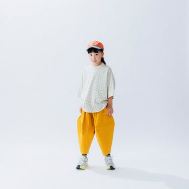 ★入荷済み★2026SS★nunuforme ヌヌフォルム ミニinuinuプリントT Yellow×Blue nb-005-003