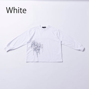 ★入荷済み★2026SS★nunuforme ヌヌフォルム ロゴ刺繍T White Adult nt25-007-10