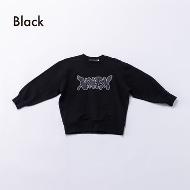 ★入荷済み★2026AW★nunuforme ヌヌフォルム NNFM ワッペントレーナー Black nt26-002-02