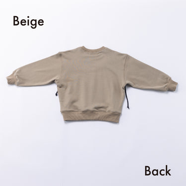 ★入荷済み★2026AW★nunuforme ヌヌフォルム ロープ刺繍 トレーナー Beige nt26-002-11