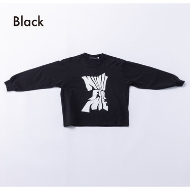 ★入荷済み★2026AW★nunuforme ヌヌフォルム ツイストロゴ  ロングスリーブT Black nt26-007-04