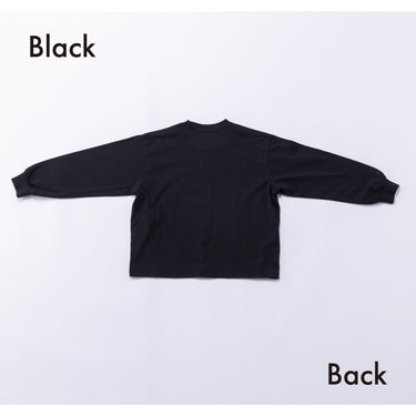 ★入荷済み★2026AW★nunuforme ヌヌフォルム ツイストロゴ  ロングスリーブT Black nt26-007-04