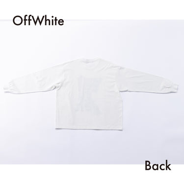 ★入荷済み★2026AW★nunuforme ヌヌフォルム ツイストロゴ  ロングスリーブT White nt26-007-04