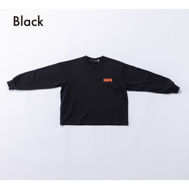 ★入荷済み★2026AW★nunuforme ヌヌフォルム トリコロール ロゴ  ロングスリーブT Black nt26-007-05