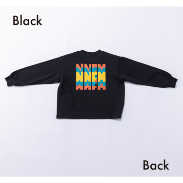 ★入荷済み★2026AW★nunuforme ヌヌフォルム トリコロール ロゴ  ロングスリーブT Black nt26-007-05