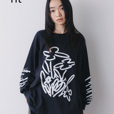 ★入荷済み★2026AW★nunuforme ヌヌフォルム OKI×nunuforme T Black nt26-007-07