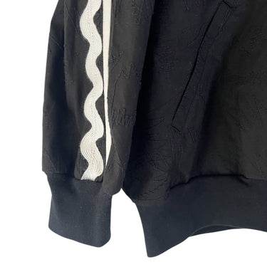 ★入荷済み★2026AW★frankygrow フランキーグロウ FULLY EMBROIDERED BACK RIBBON JACKET BLACK ADULT 26FWOT-131