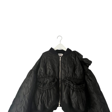 ★入荷済み★2026AW★frankygrow フランキーグロウ GURUGURU QUILT RIBBON BOMBER JACKET BLACK ADULT 26FWOT-133