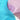 KIVISDOU キビスドウ フローズンシロップショートソックス２Ｐ ラメ入り purple×skyblue k31155