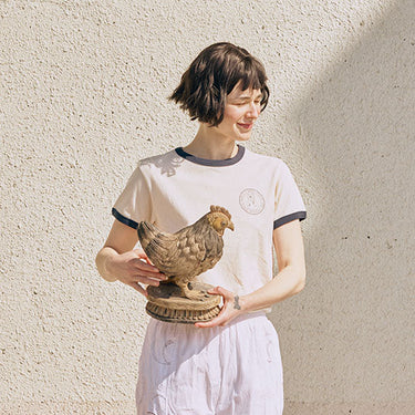 tapis HÄP&CRAFT リンガーTシャツ(womens) 10265-00086