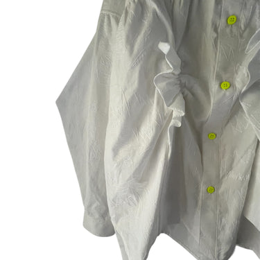 ★入荷済み★2026AW★frankygrow フランキーグロウ FULLY EMBROIDERED FRILL SHIRT WHITE ADULT 26FWSH-094