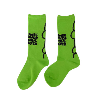 ★入荷済み★2026AW★frankygrow フランキーグロウ CONVEY THE WORDS SOCKS GREEN 26FWSK-034
