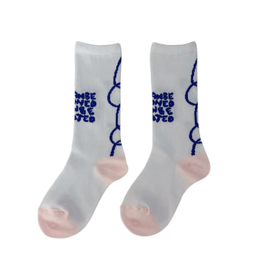 ★入荷済み★2026AW★frankygrow フランキーグロウ CONVEY THE WORDS SOCKS WHITE 26FWSK-034