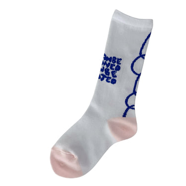 ★入荷済み★2026AW★frankygrow フランキーグロウ CONVEY THE WORDS SOCKS WHITE 26FWSK-034